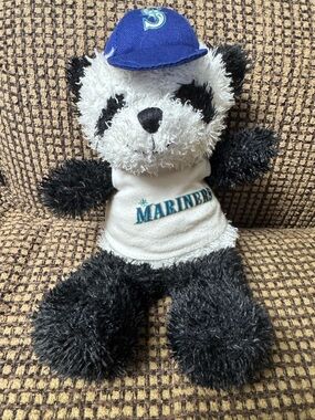 Seattle Mariners Panda Plush with Hat